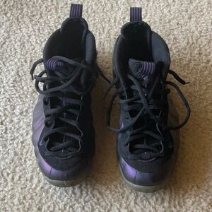 Purple and black pennies.